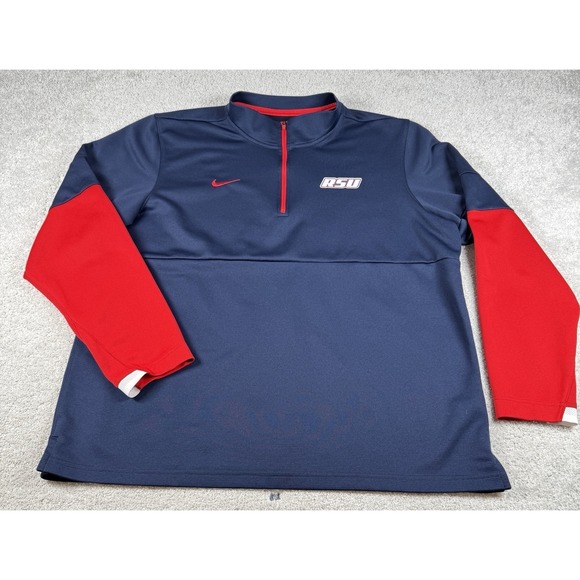 Rogers State University Hillcats 1/4 Zip Pullover Blue ~ Claremore OK ~ Adult XL - Picture 2 of 9